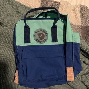 Fjallraven Kanken Turquoise and Blue Backpack
